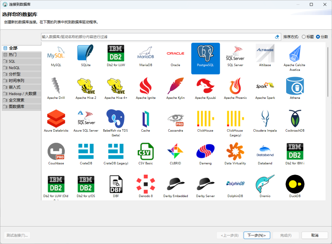 DBeaver通用数据库可视化管理工具